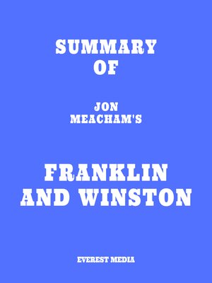 cover image of Summary of Jon Meacham's Franklin and Winston